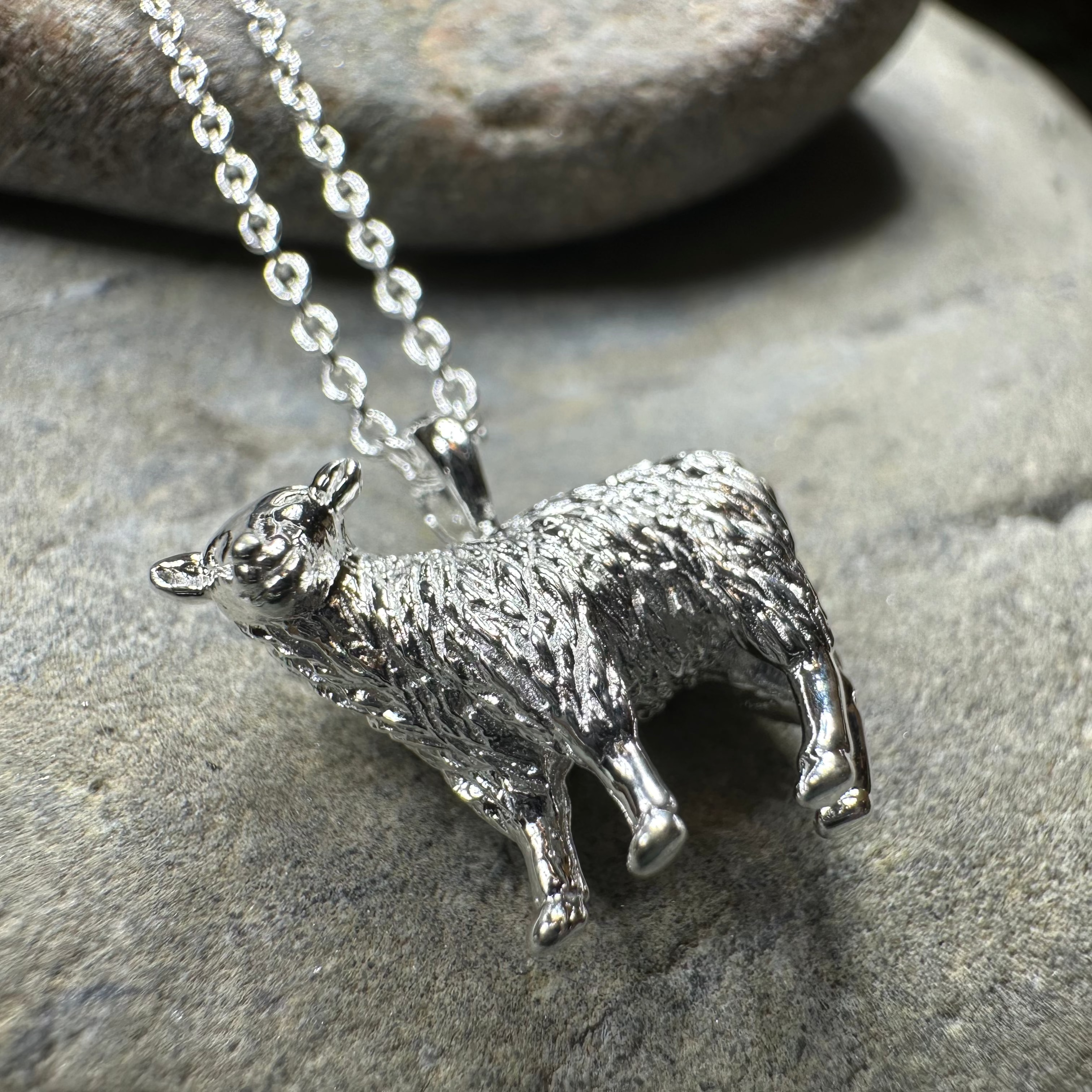 Realistic Sheep Necklace