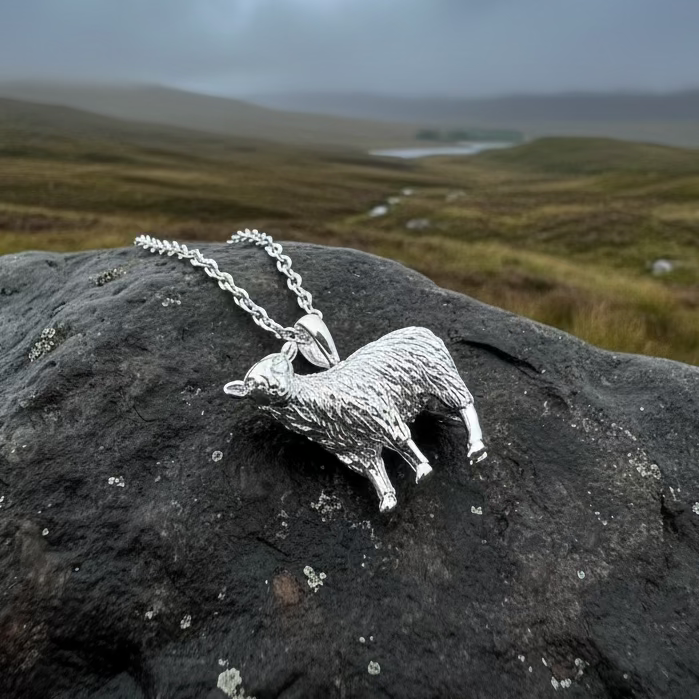 Realistic Sheep Necklace