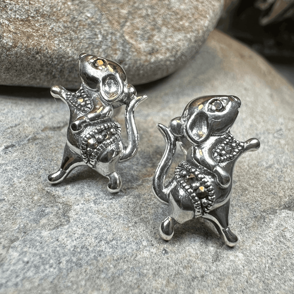 Luch Mouse Post Earrings - 