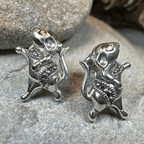 Luch Mouse Post Earrings - 