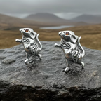 Luch Mouse Post Earrings