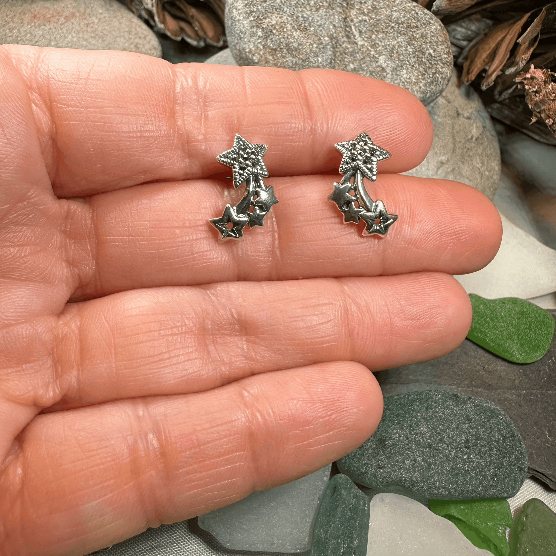 Garbo Shooting Star Post Earrings - 