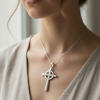 Venetia Celtic Cross Necklace