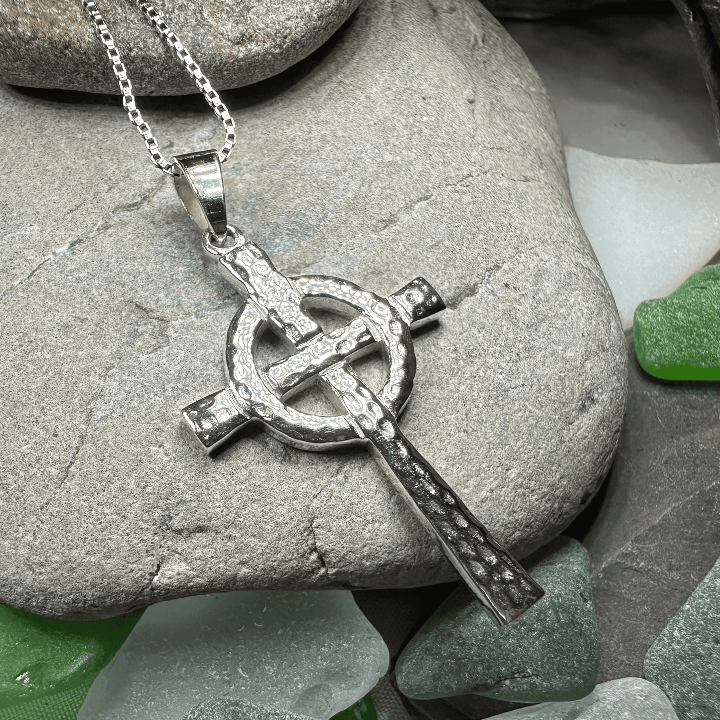 Venetia Celtic Cross Necklace - 18