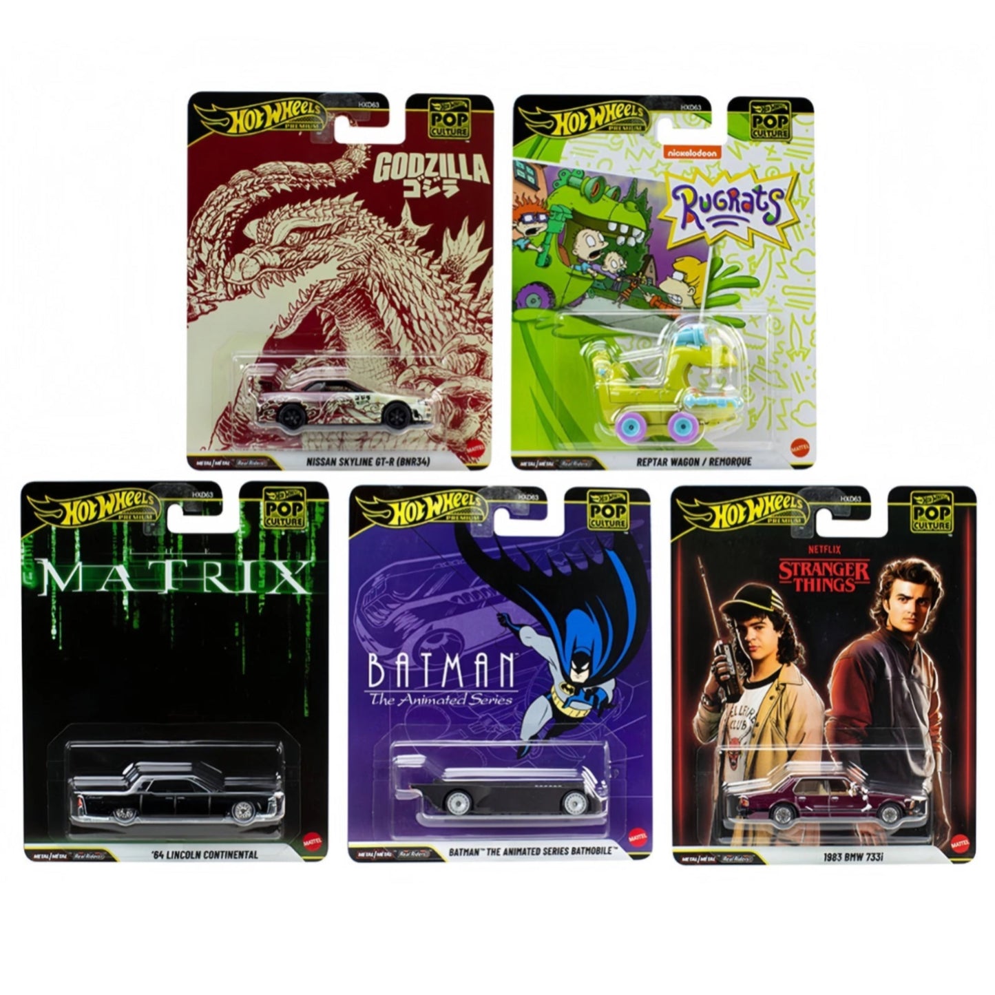 Hot Wheels Premium Pop Culture 1:64 Assorted Diecast