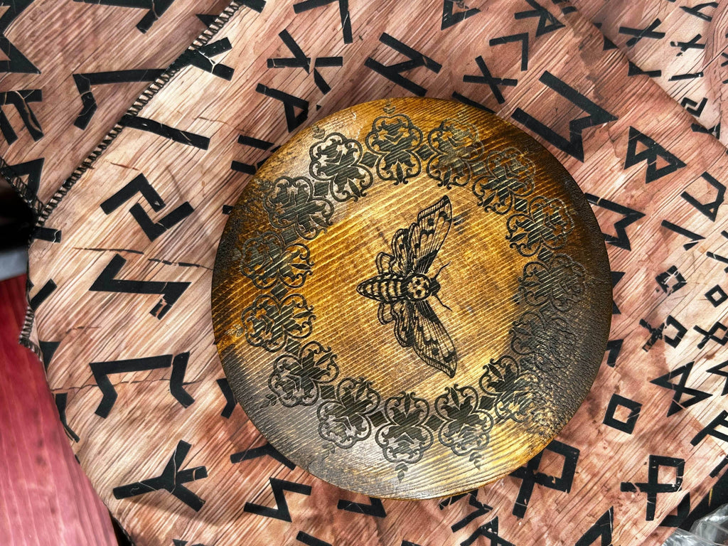 Death Head Moth Round Box - 