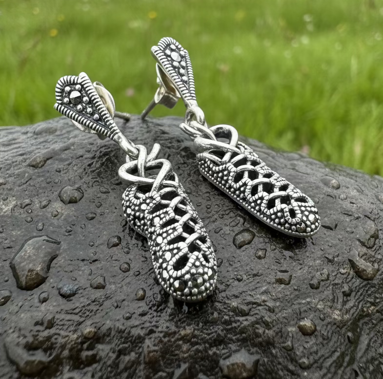 Marcasite Ghillies Irish Dance Earrings