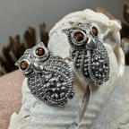 Owl Lover Marcasite Earrings - 