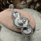Crescendo Music Note Necklace - 
