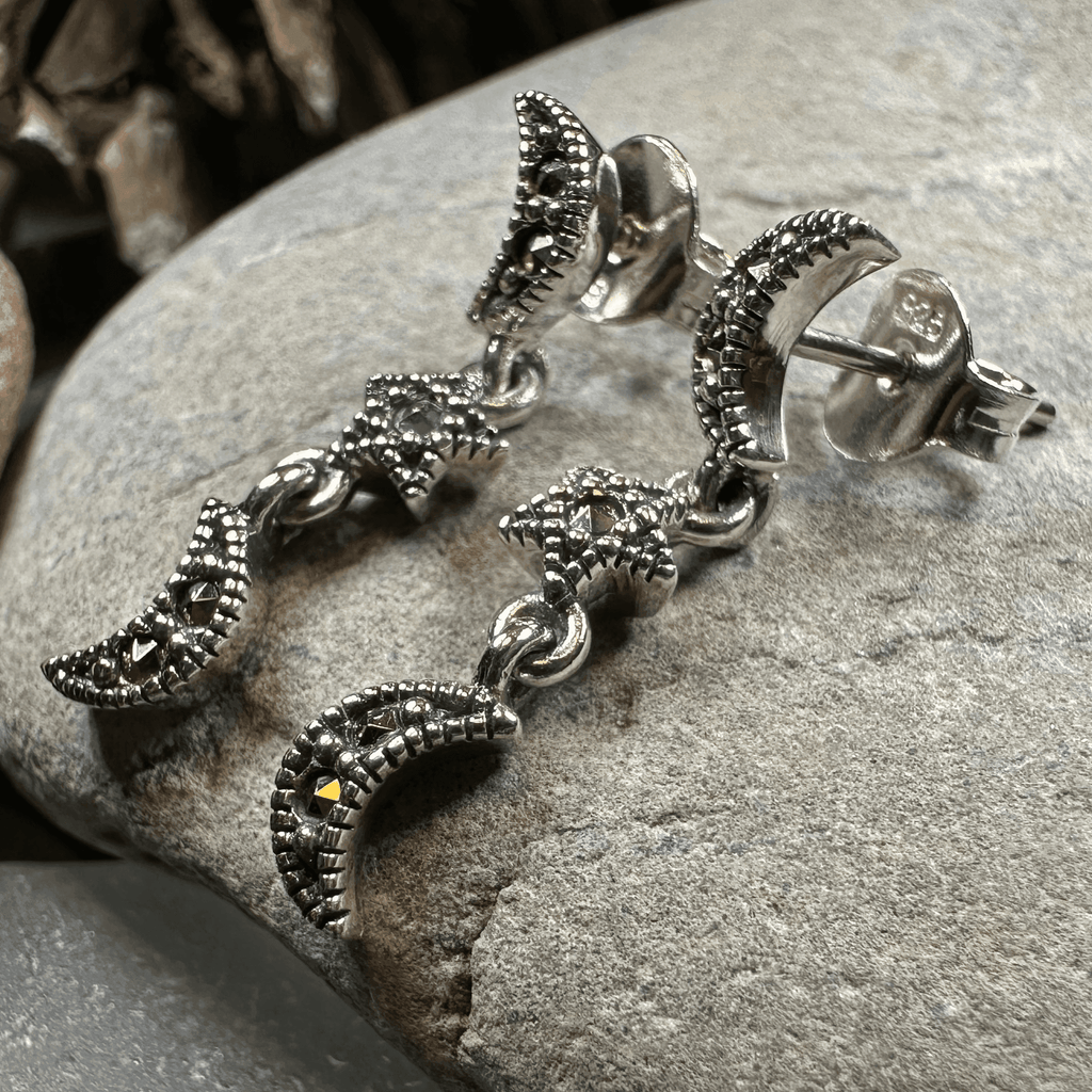 Magical Skies Moon & Stars Stud Earrings - 