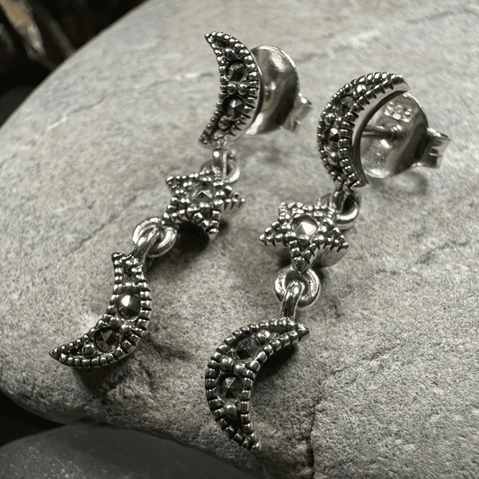 Magical Skies Moon & Stars Stud Earrings - 