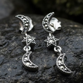 Magical Skies Moon & Stars Stud Earrings