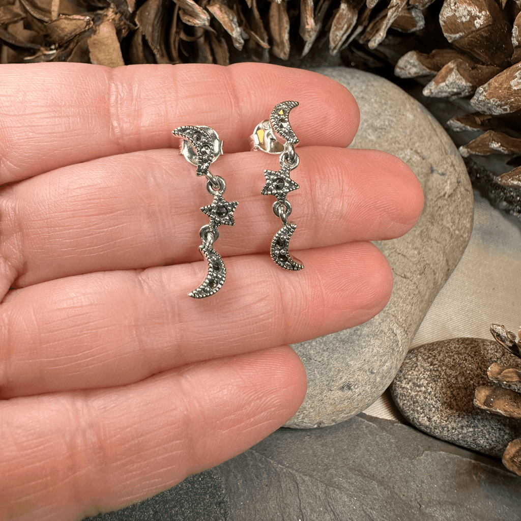 Magical Skies Moon & Stars Stud Earrings - 