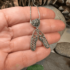 Marcasite Ghillies Irish Dance Necklace - 