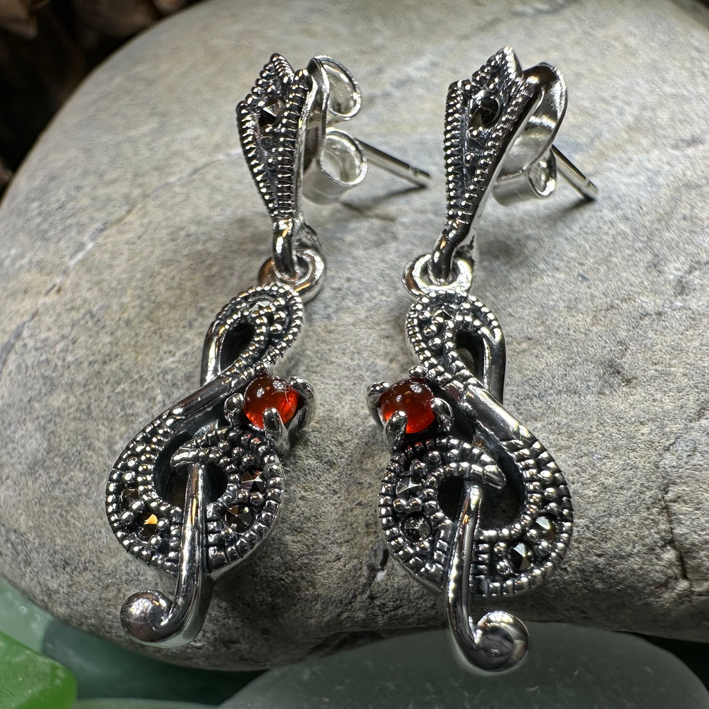 Rhapsody Music Note Earrings