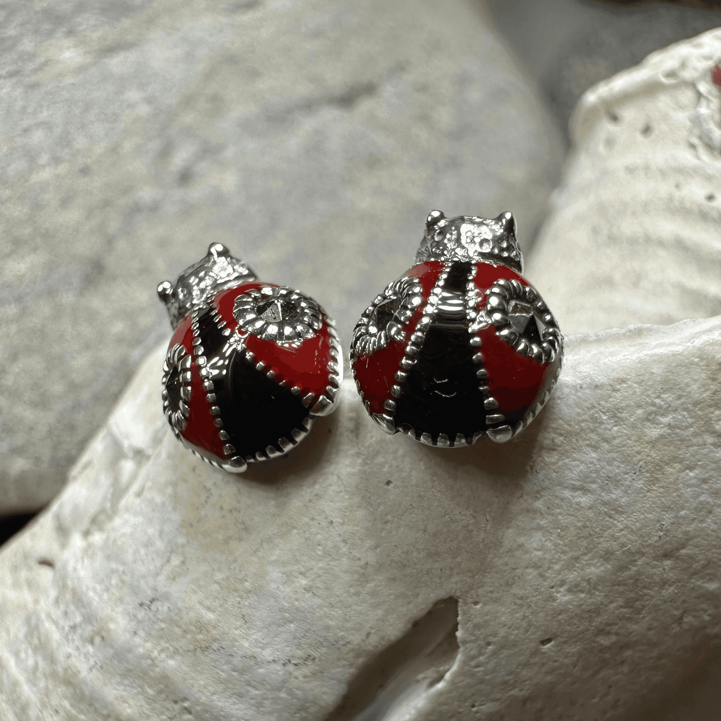 Lucky Ladybug Earrings - 