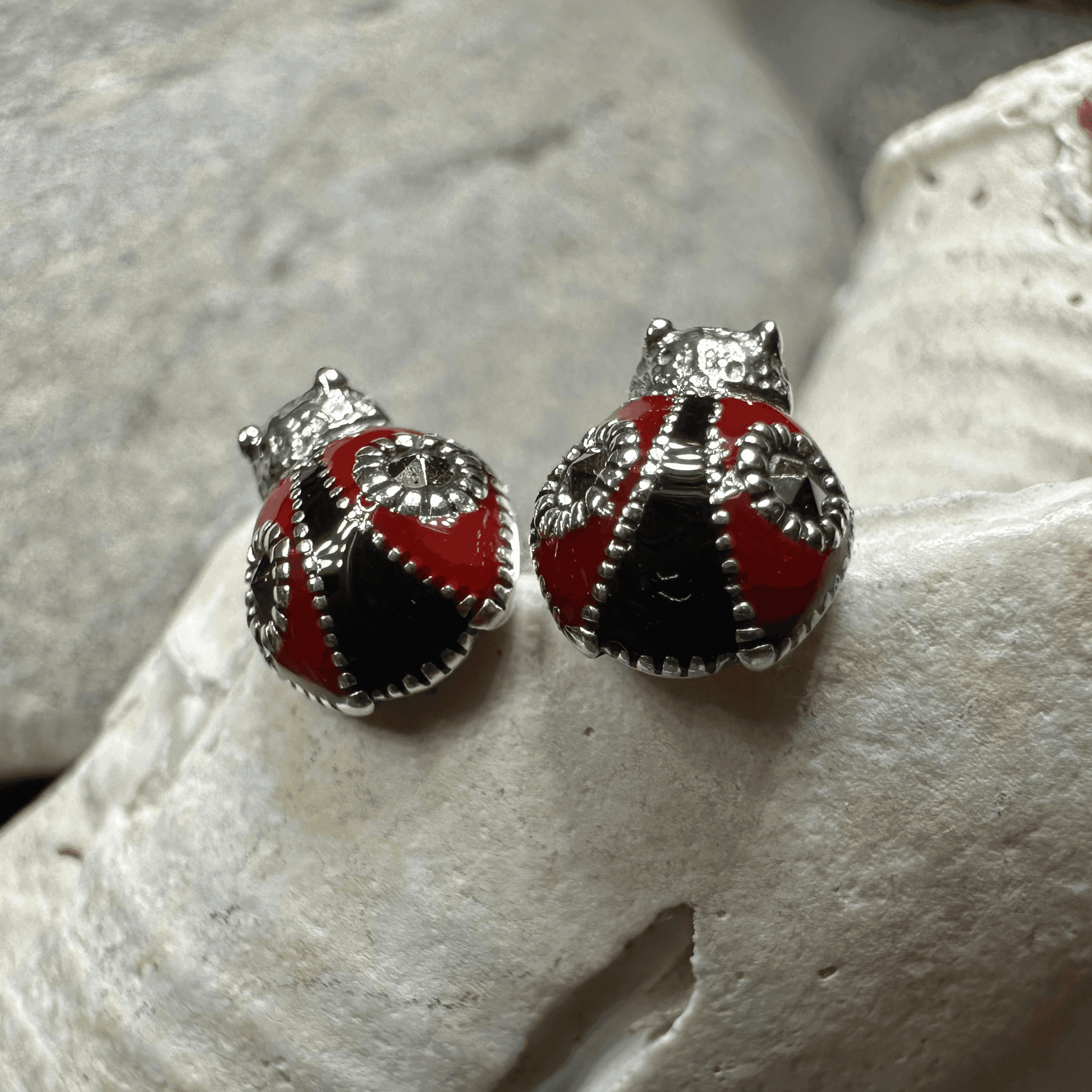 Lucky Ladybug Earrings - 