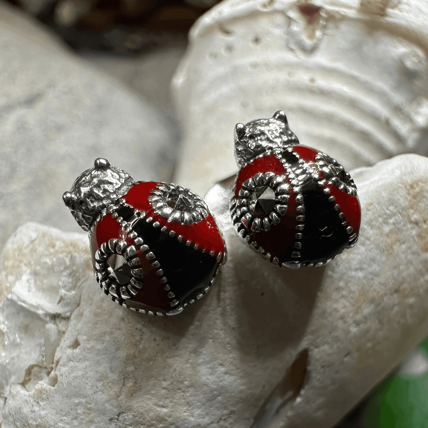 Lucky Ladybug Earrings - 