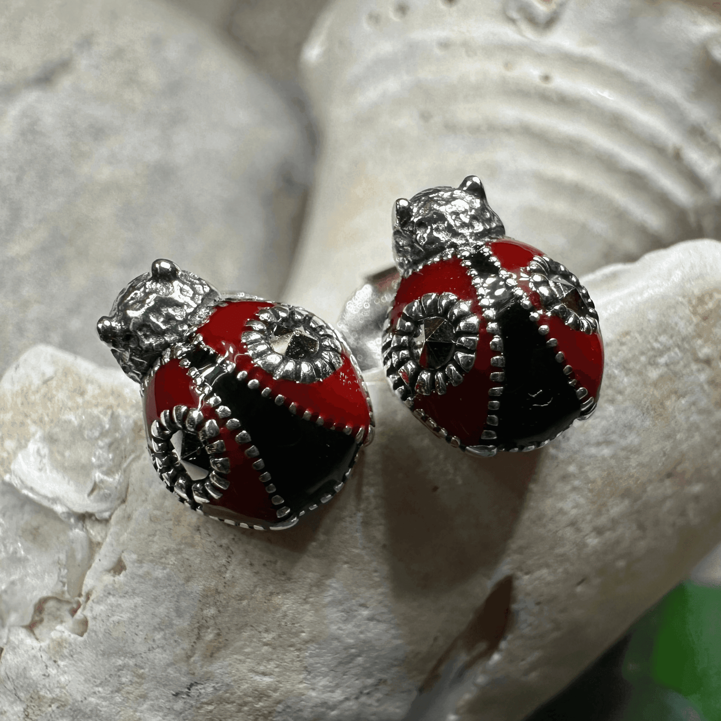 Lucky Ladybug Earrings - 