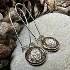 Blissful Hedgehog Art Earrings