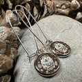 Blissful Hedgehog Art Earrings - 
