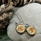 Autumn Nap Fox Earrings - 