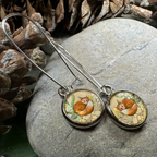 Autumn Nap Fox Earrings