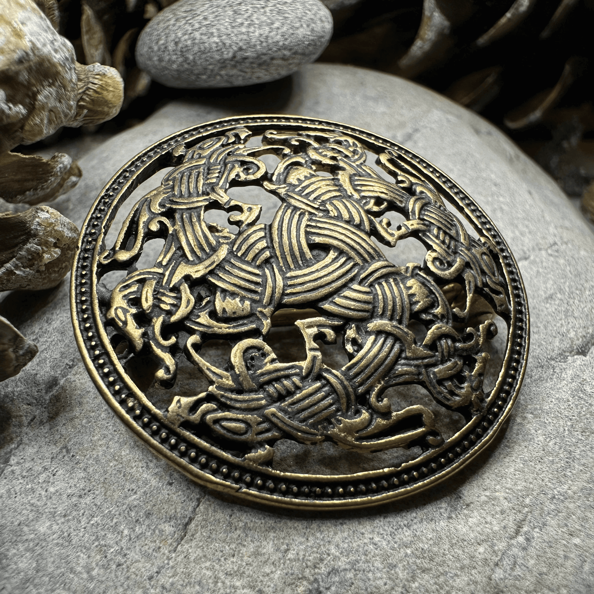 Ringerike Viking Brooch - 