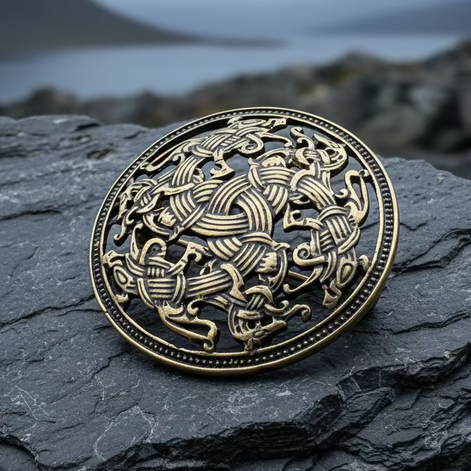 Ringerike Viking Brooch