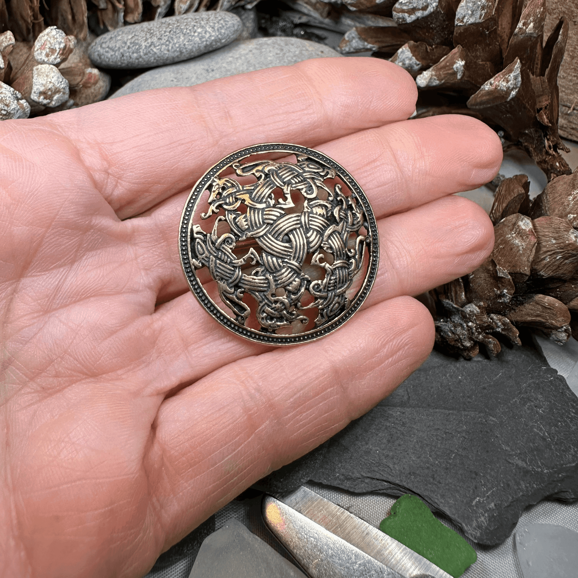 Ringerike Viking Brooch - 