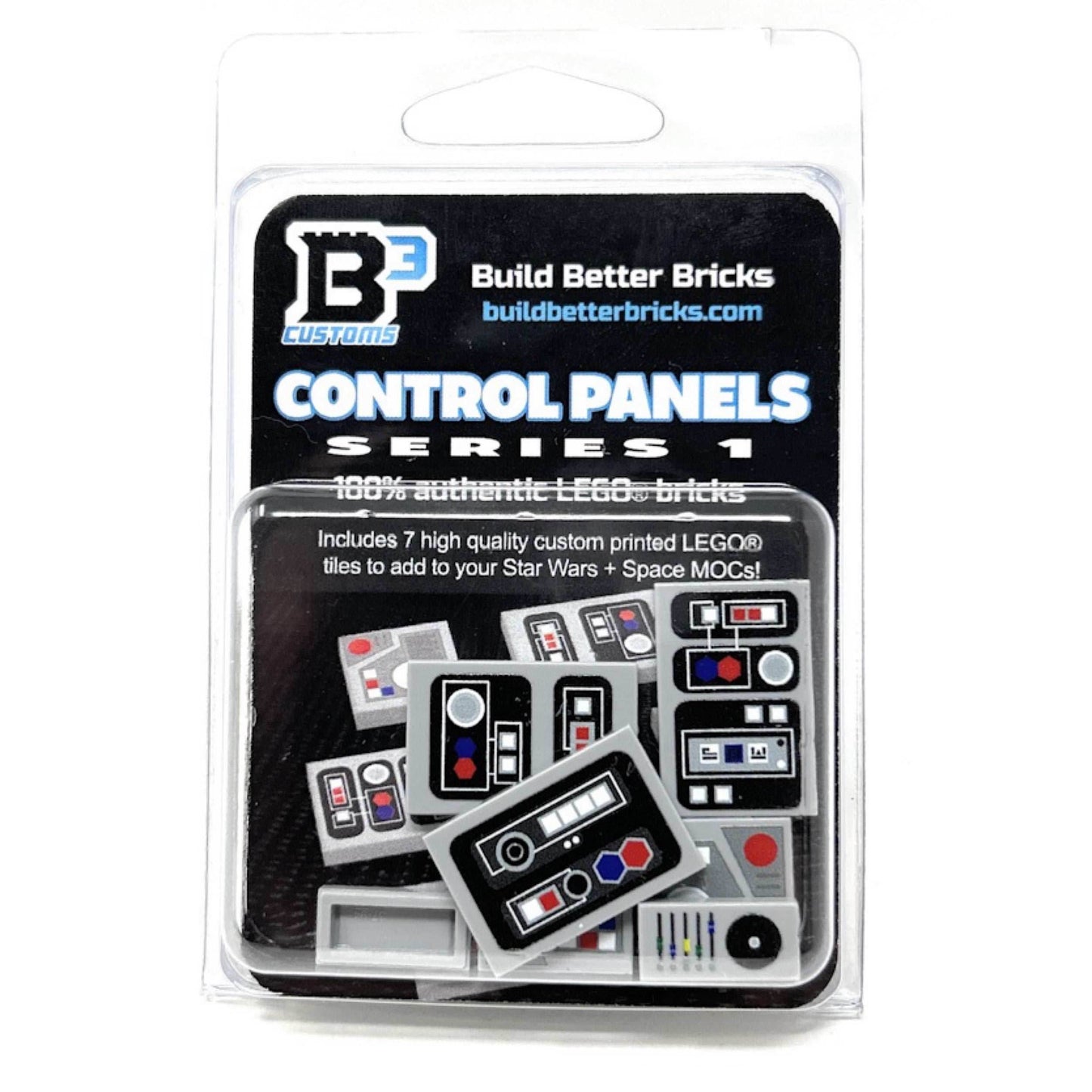 Control Panel Pack (Series 1) made using LEGO parts - B3 Customs - 