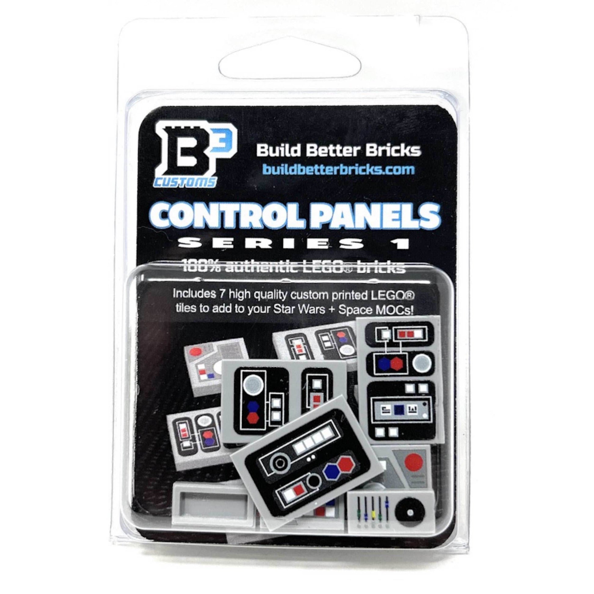 Control Panel Pack (Series 1) made using LEGO parts - B3 Customs - 