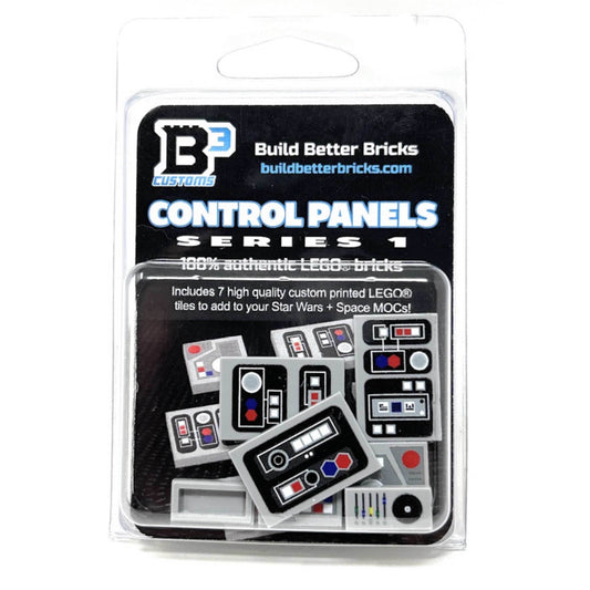 Control Panel Pack (Series 1) made using LEGO parts - B3 Customs - 