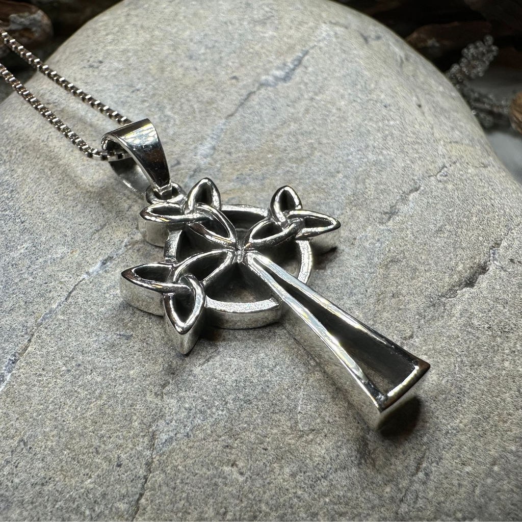 Trinity Celtic Cross Necklace