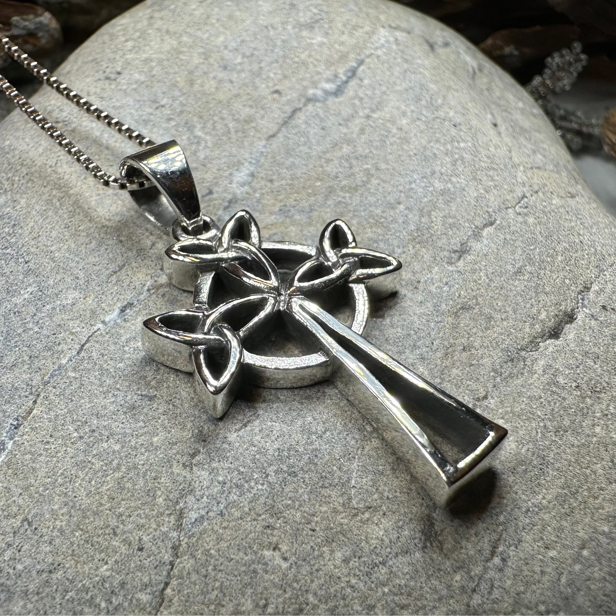 Trinity Celtic Cross Necklace