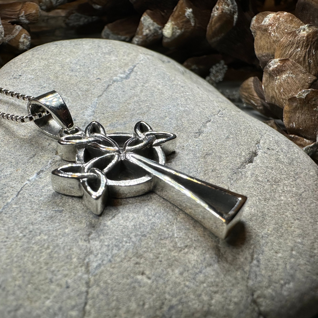 Trinity Celtic Cross Necklace