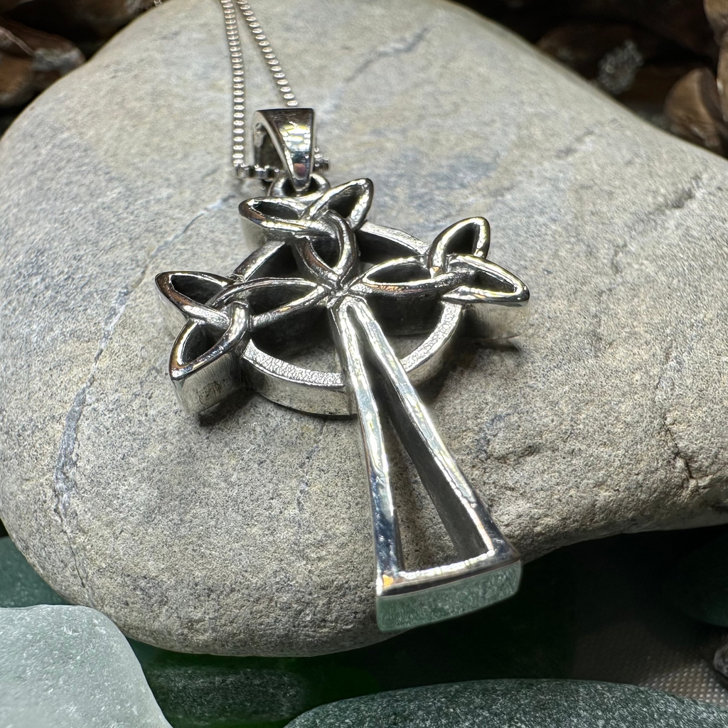 Trinity Celtic Cross Necklace