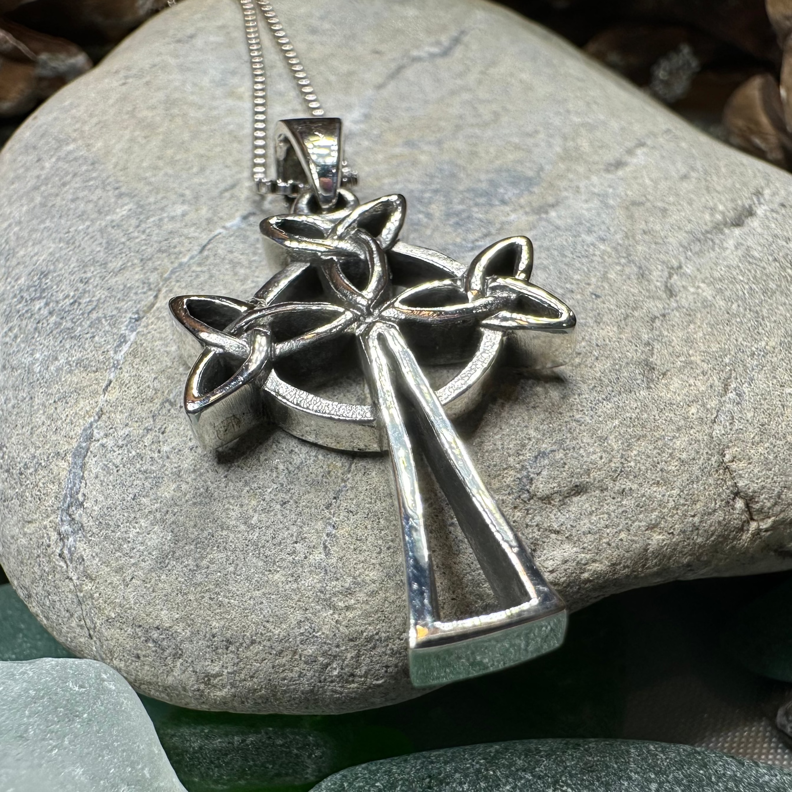 Trinity Celtic Cross Necklace