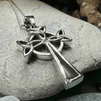 Trinity Celtic Cross Necklace - 18