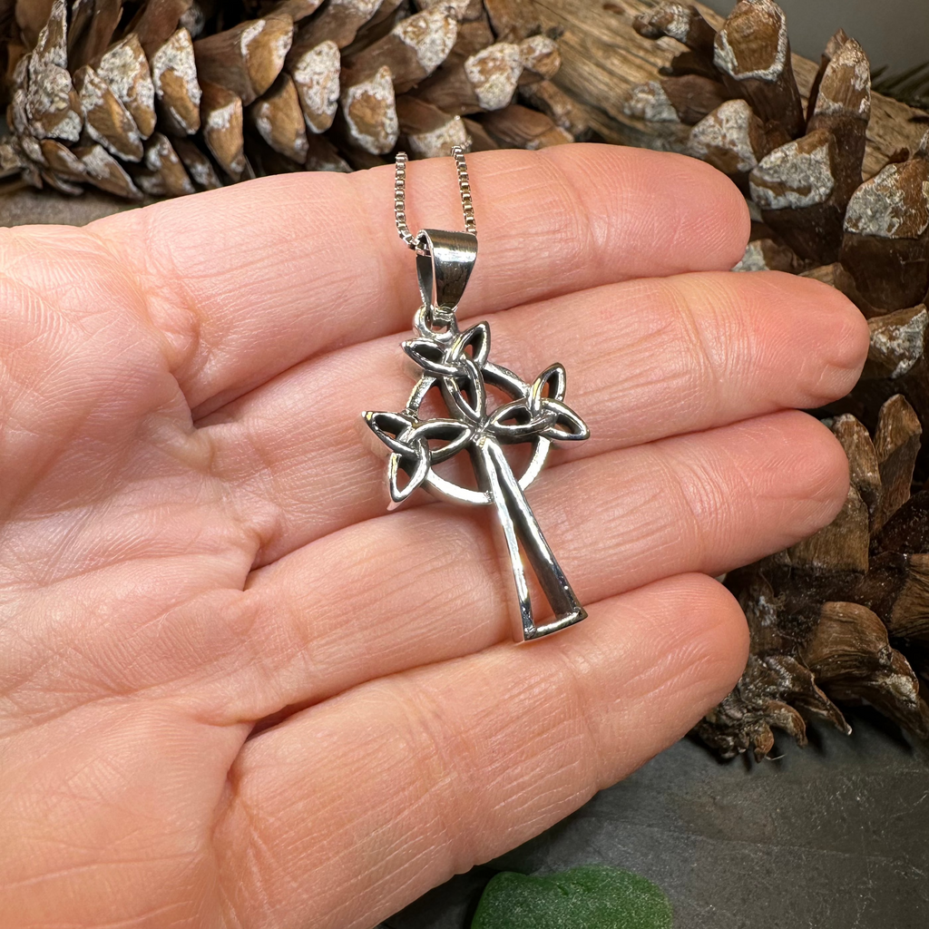 Trinity Celtic Cross Necklace