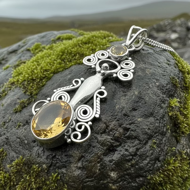Rising Goddess Necklace