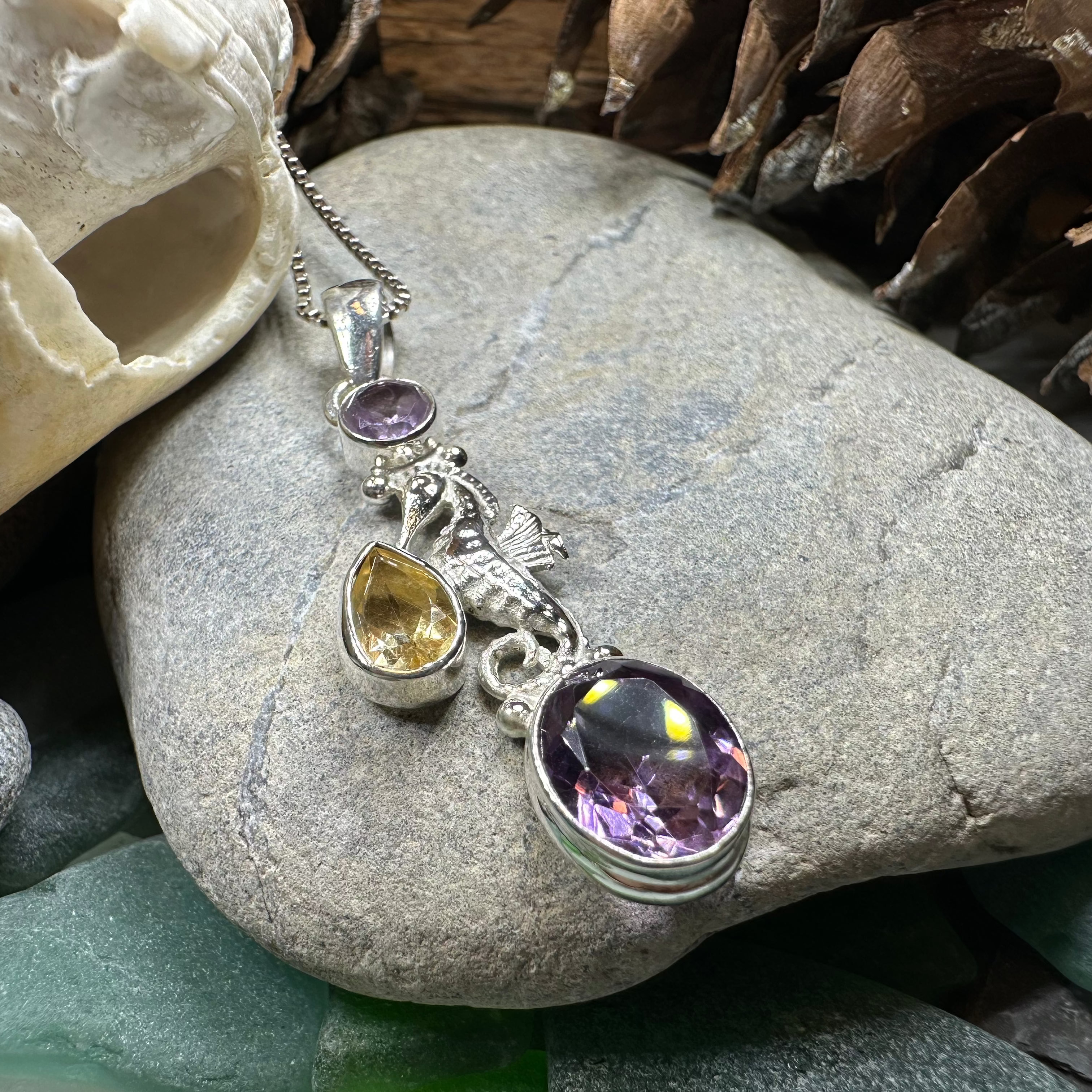 Seamist Seahorse Necklace