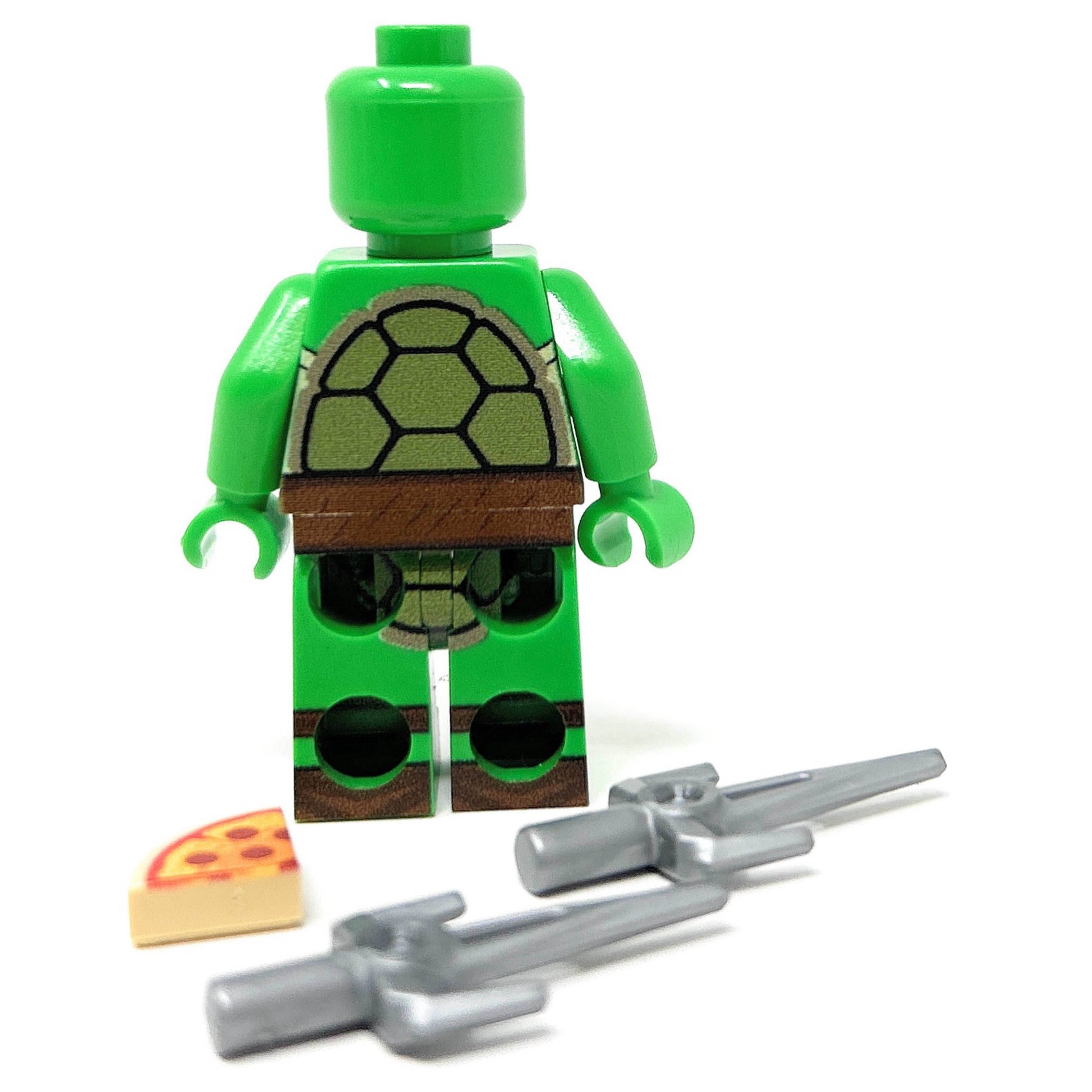 Raph Red Fighter Turtle - Custom Minifig made using LEGO parts - 