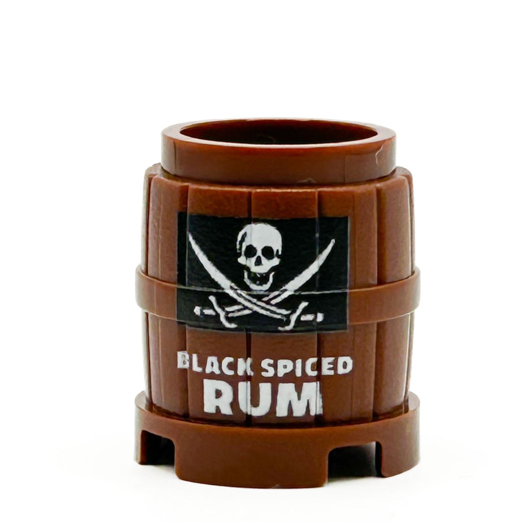 Custom Black Spiced Rum Barrel / Keg made using LEGO part - B3 Customs