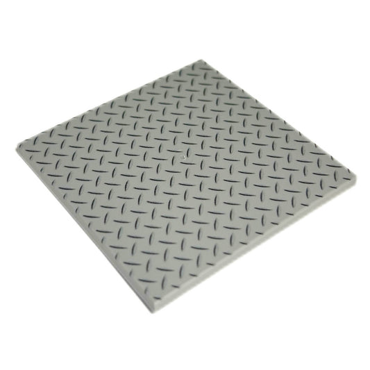 Industrial (Metal) Flooring - Custom Printed 6x6 Tile for LEGO MOCs, B3 Customs - 