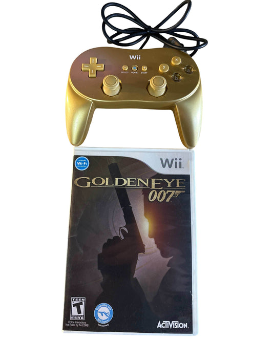 007 GoldenEye [Gold Controller Bundle] - Nintendo Wii - 