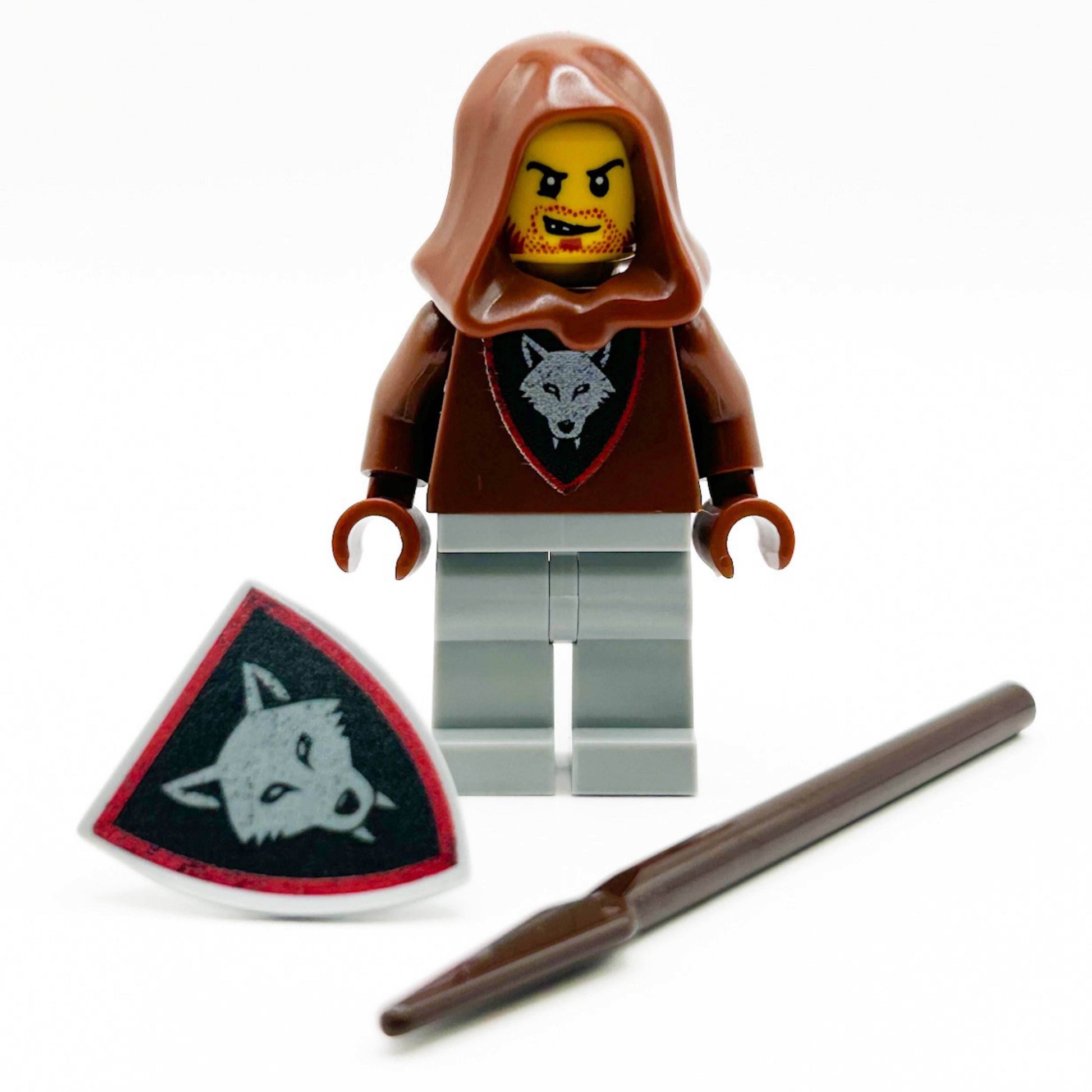 Wolfpack Bandit (Spear) - Custom Castle Minifigure - 