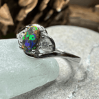 Nya Black Fire Opal Ring - 5