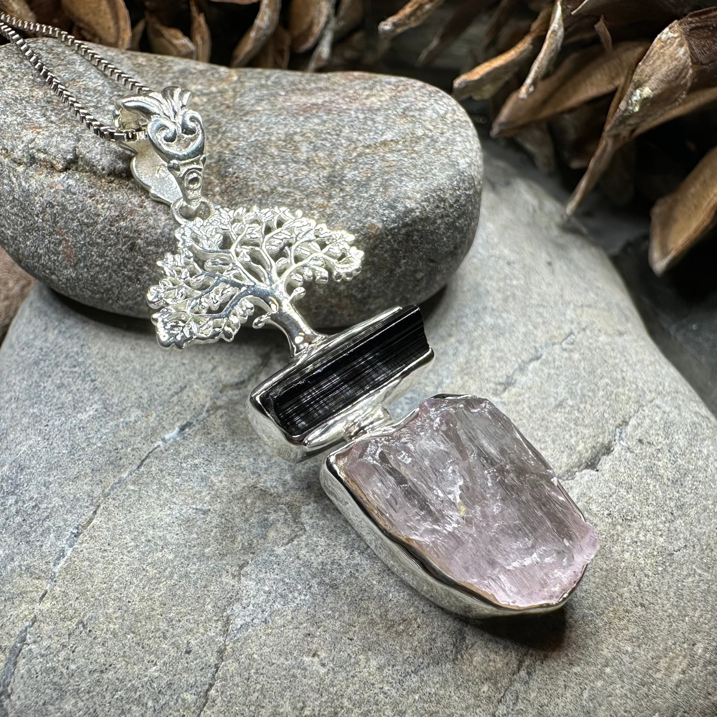 Tree of Life Gemstone Necklace