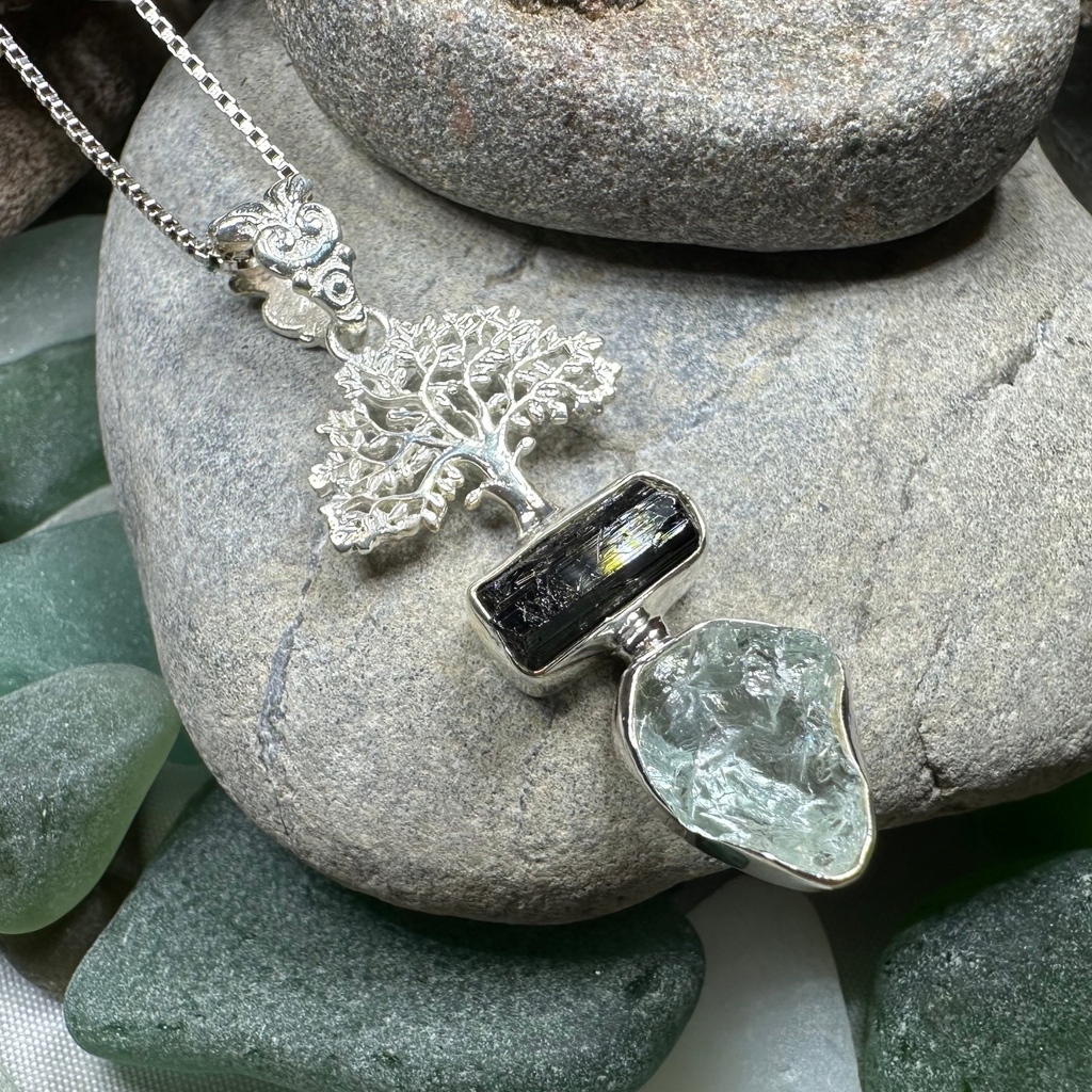Tree of Life Gemstone Necklace